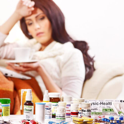 Kinds of medication used for Cold & Flu